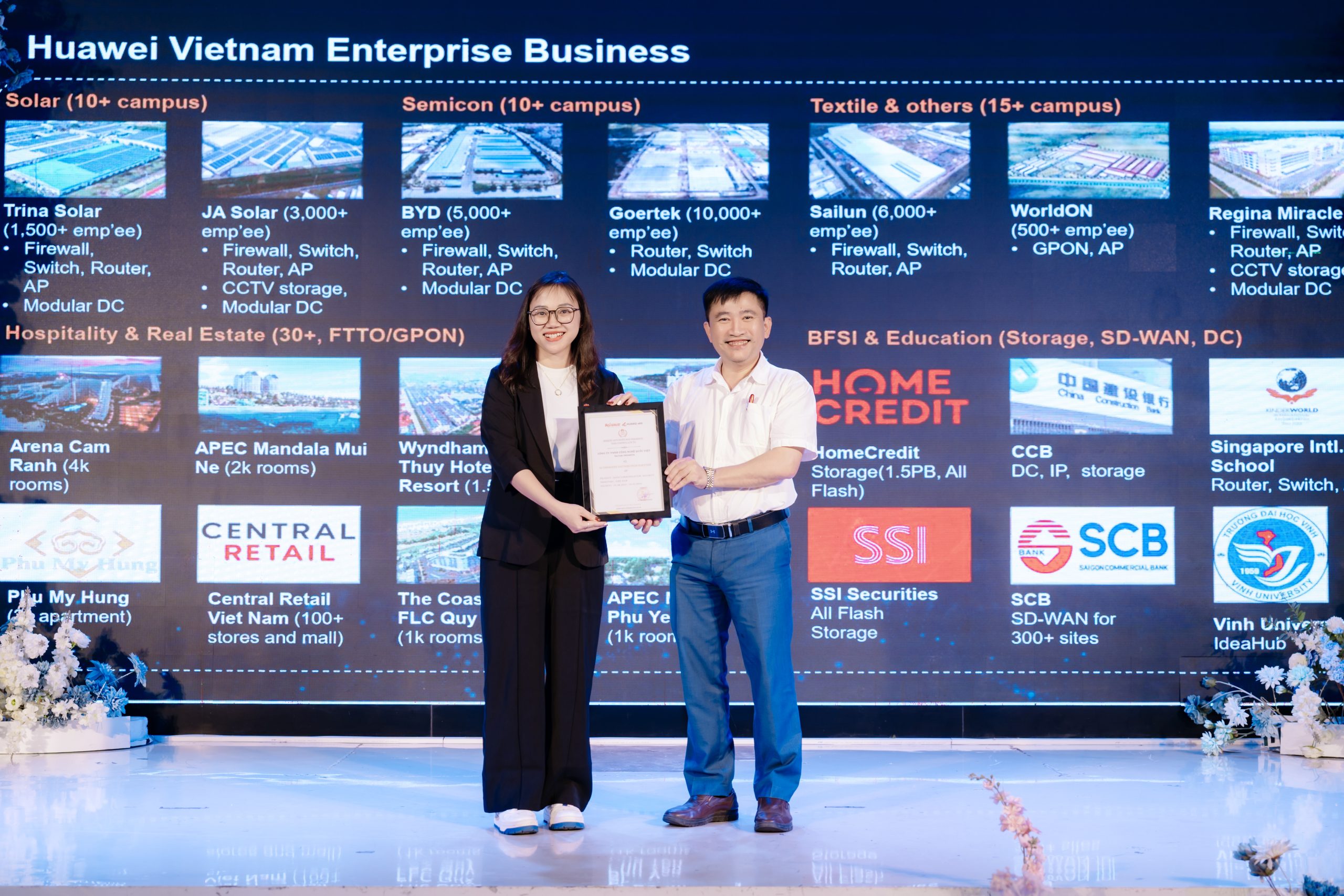 Roadshow HUAWEI eKit tại Nghệ An – Đánh dấu bước đầu mở rộng thị trường tại miền Trung Lễ trao chứng nhân phân phối khu vực Nghệ An